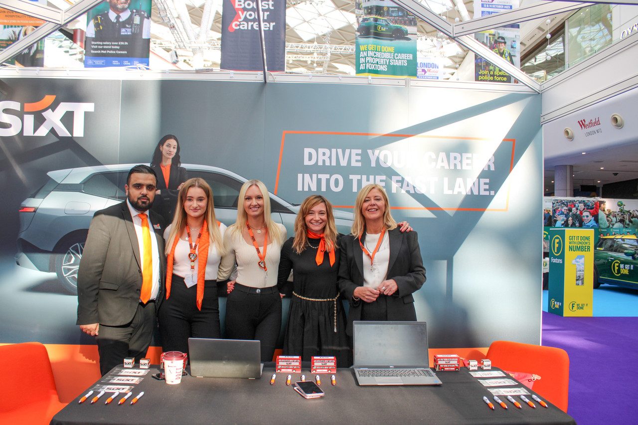 Exhibitor stand at the MK Job Show