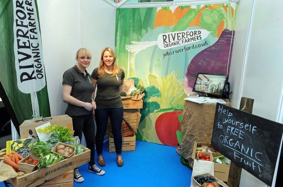 Exhibitor stand at the MK Job Show