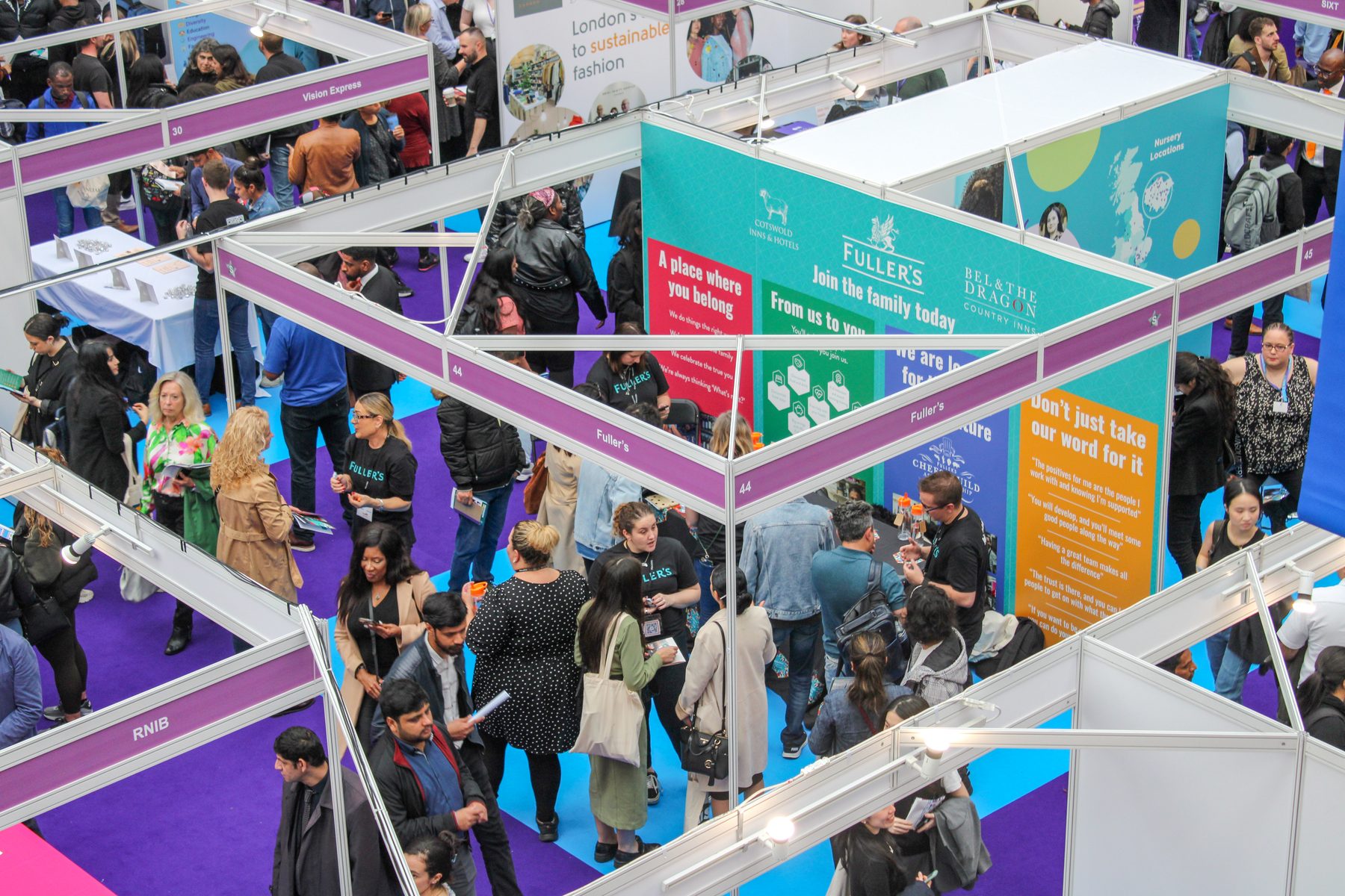 Exhibitor stand at the MK Job Show